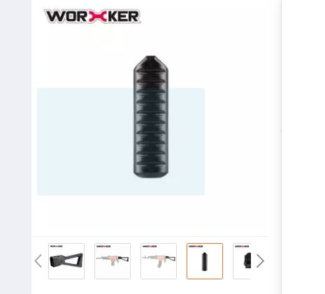 UR WORKER Toy Model Sniper Mod Shoulder Stock for Nerf N-Strike Elite For AK01